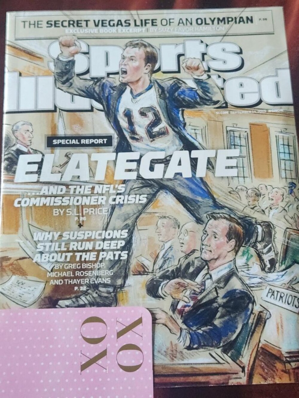 Sports Illustrated Magazine - September 14, 2015 - Elategate/Tom Brady/Patriots